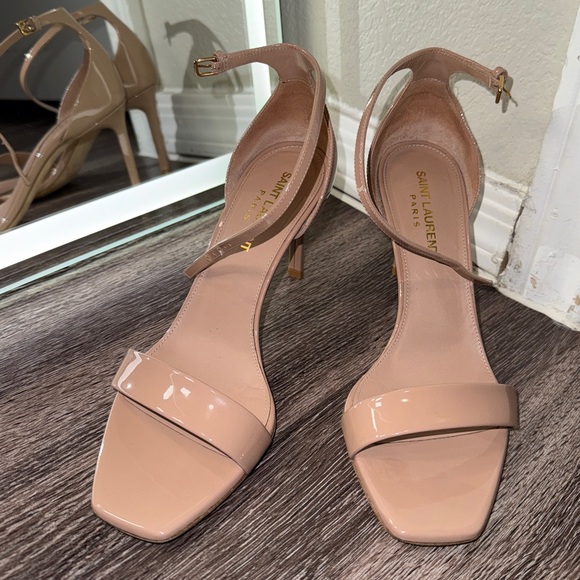 Amber Saint Laurent Patent Heels 36.5 85MM - Picture 1 of 7